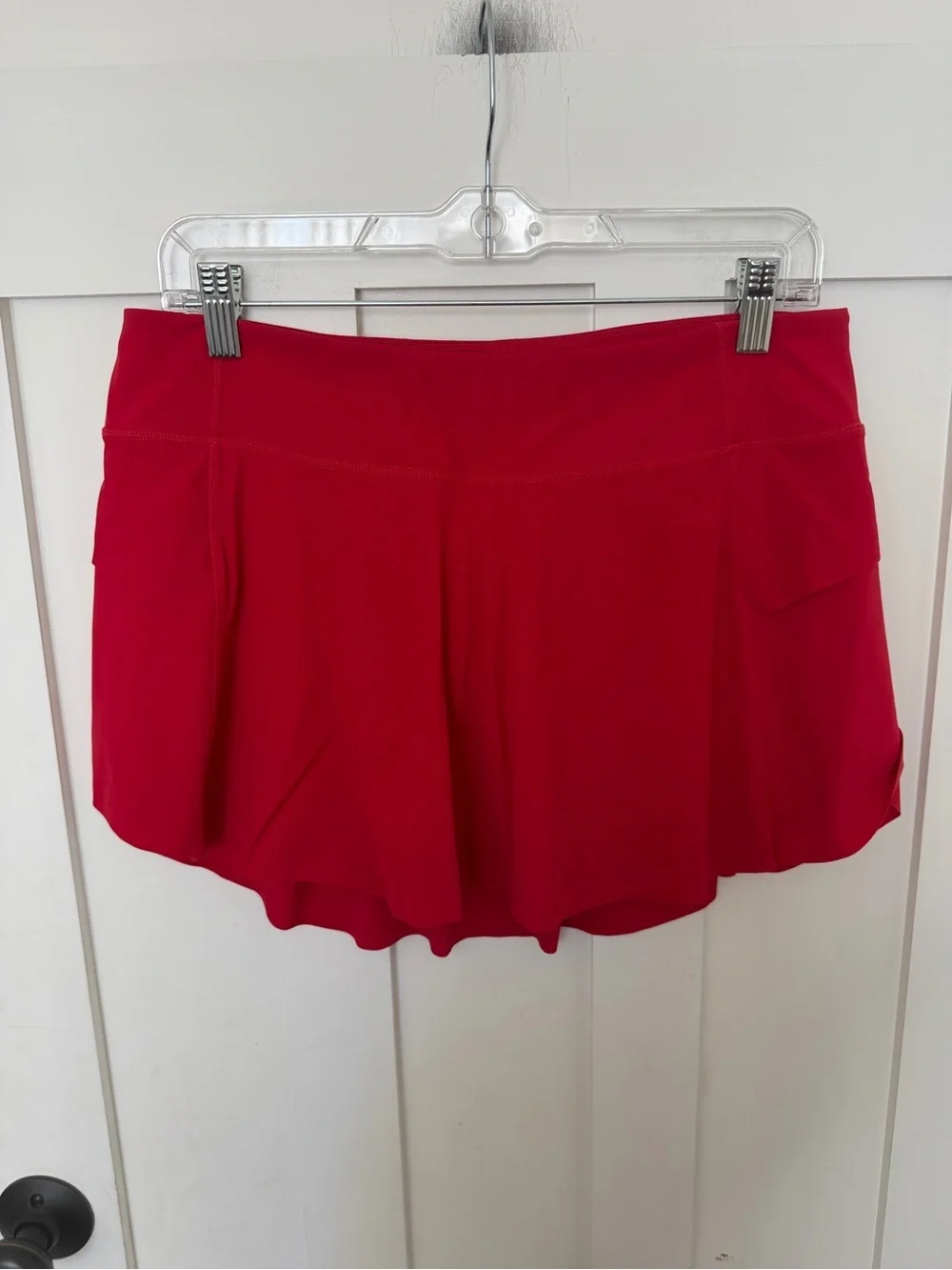 Zyia Red Grand Slam Skirt size Large Skort Built in Shorts Tennis Golf